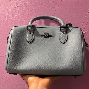 Coach Light Blue Satchel